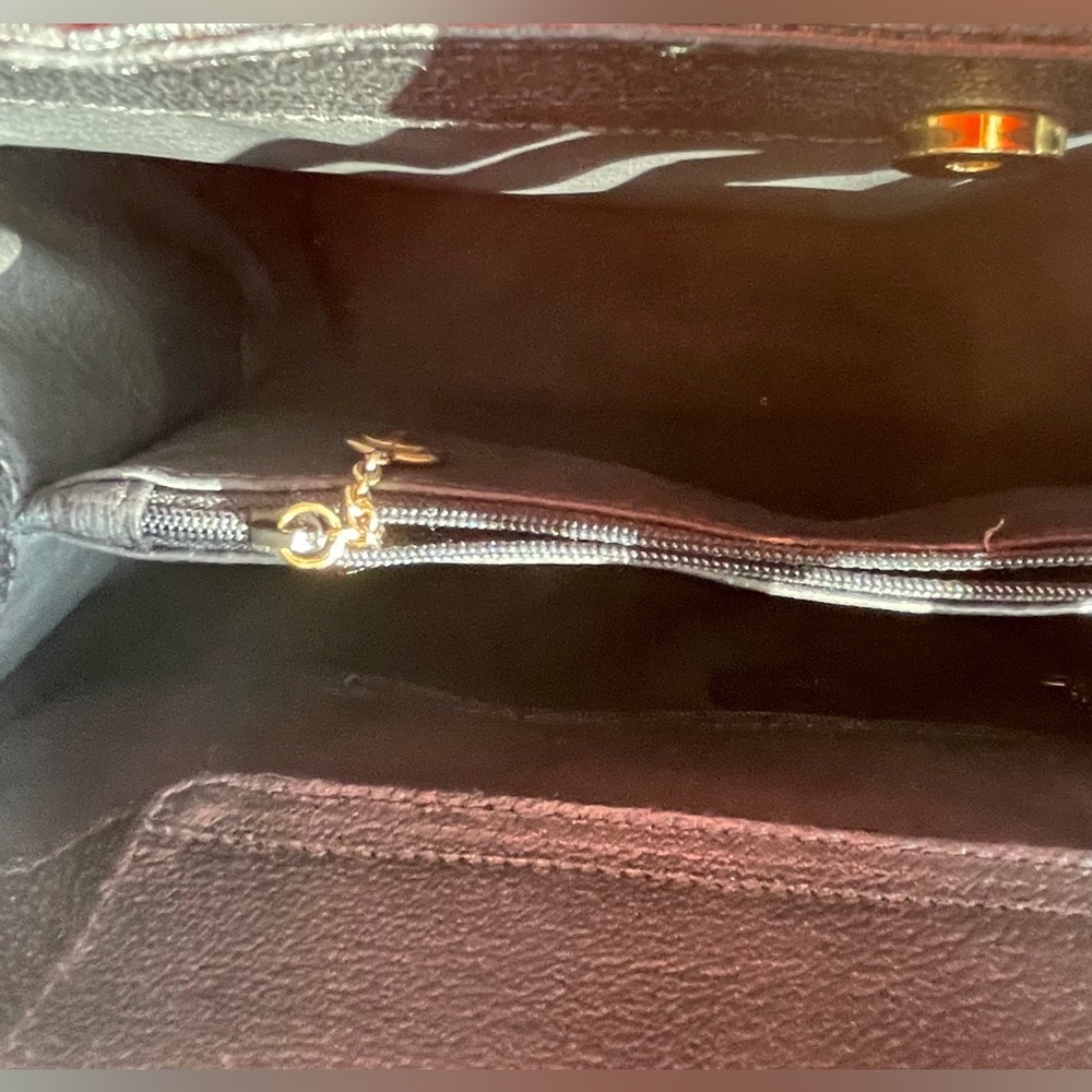 GUCCI Diana tote, black suede, chèvre trim, bamboo, *redone interior lining*EUC - Picture 13 of 16